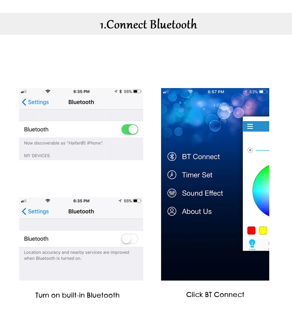 RGB светодиодный потолочный светильник с регулируемой яркостью, Bluetooth, музыкальная лампа, 220 В, дистанционное управление, умное освещение динамиков вечерние, для спальни, гостиной, 36 Вт, 40 Вт