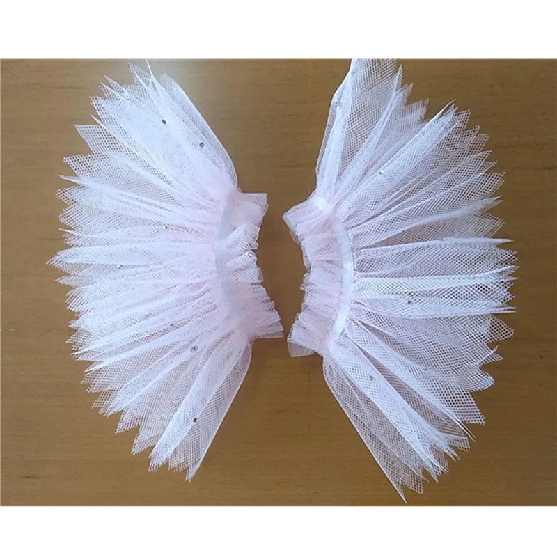 Изготовленные на заказ балетные манжеты с цветочным рисунком коротким рукавом и