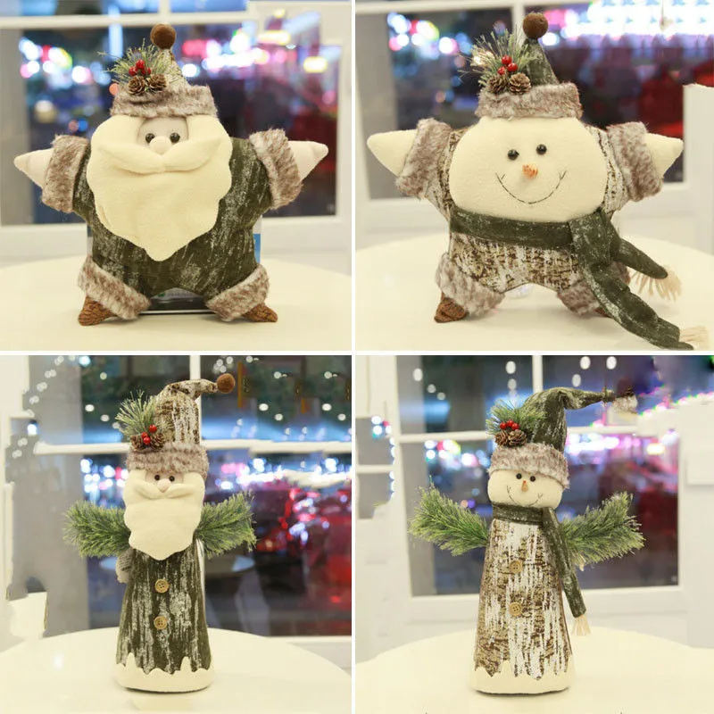 Рождественская елка украшение 2019 новый год Санта Рождество кукла на дерево