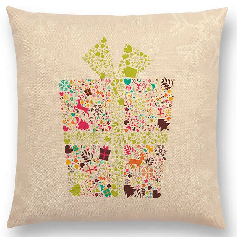 Горячая Распродажа Рождественская елка подарок Олень Снежинка мини печатные