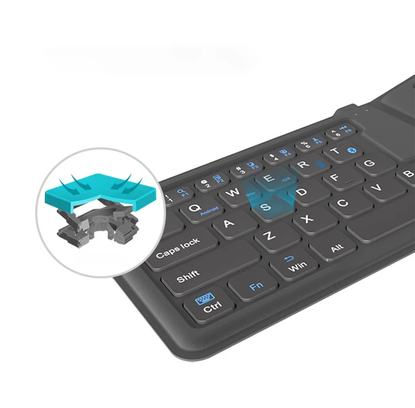 Ультратонкий складной bluetooth-кабель для клавиатуры мини-клавиатура Apple iPhone iPad MacBook