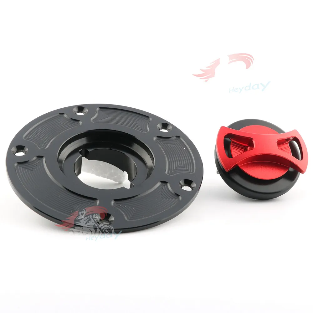 Красный Мотоцикл с ЧПУ Keyless газа топливный бак Кепки чехол для Ducati MONSTER S4R S4RS темно-S2R 800/1000 все годы MONSTER 821- и - Цвет: Красный