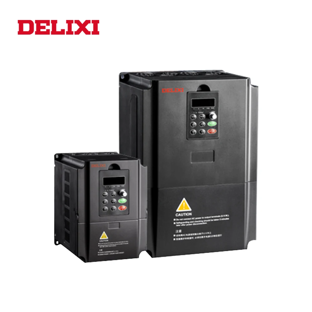 DELIXI AC 380V 0 75 kw 3 фазный преобразователь частоты приводов для управления скоростью