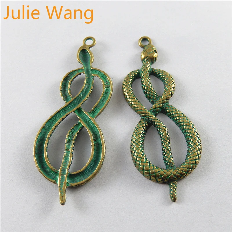 Julie Wang 10 шт. цинковый сплав винтажные античные бронзовые креативные подвески в