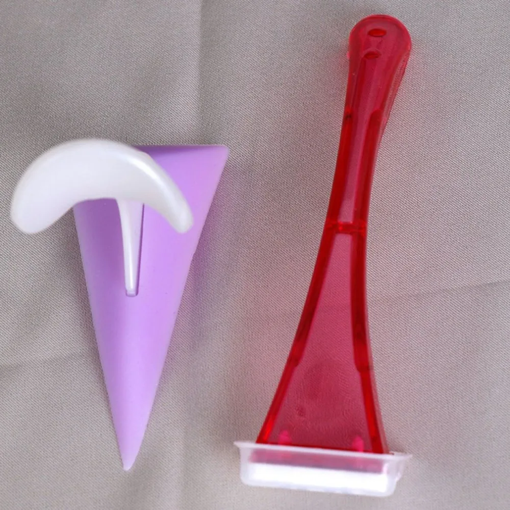 Бритва фиолетовый бикини треугольник Лобковая бритва триммер в форме сердца