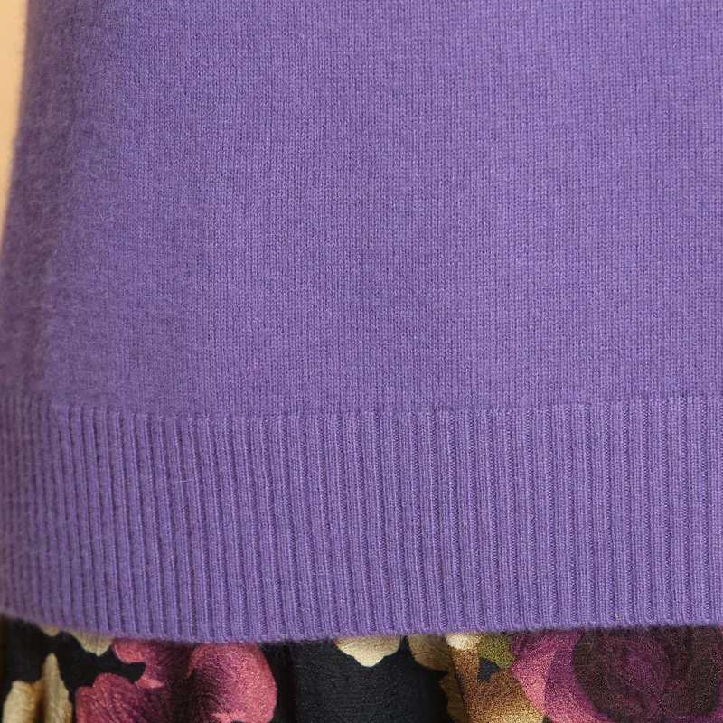 Женщин свитер 100% чистого кашемира вязаный зима О-образным вырезом теплые свитера