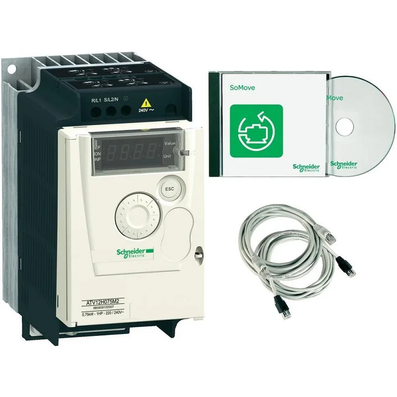 Оригинальный Инвертор ATV12HU15M2 Schneider однофазный 220 В 1 5 кВт|1.5kw inverter|inverter 1.5kwinverter 220v |