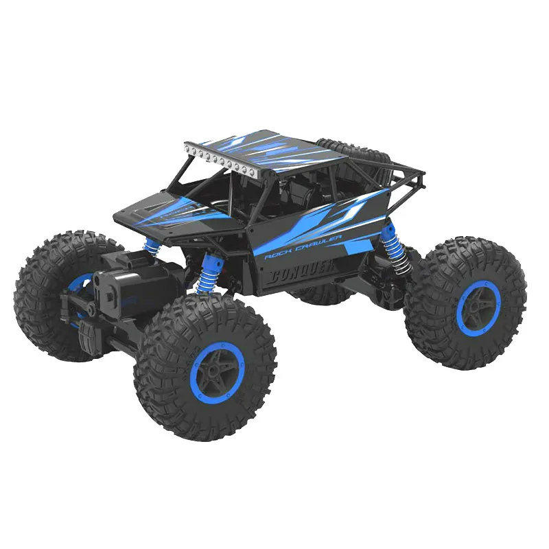 Rc Car 4WD 2.4GHz Rock Rally climbing 4x4 Double Motors Bigfoot Remote Control Model Off-Road Vehicle Toy 20001 | Игрушки и хобби