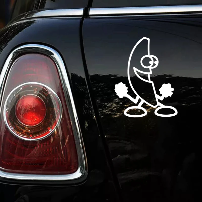 

CK2908# Dancing Banana funny car sticker vinyl decal silver/black car auto stickers for car bumper/rear window car decor