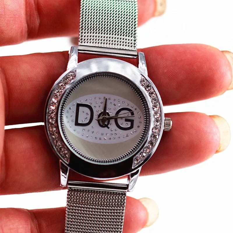 Relojes mujer ремешок из нержавеющей стали повседневные золотые часы с медведями
