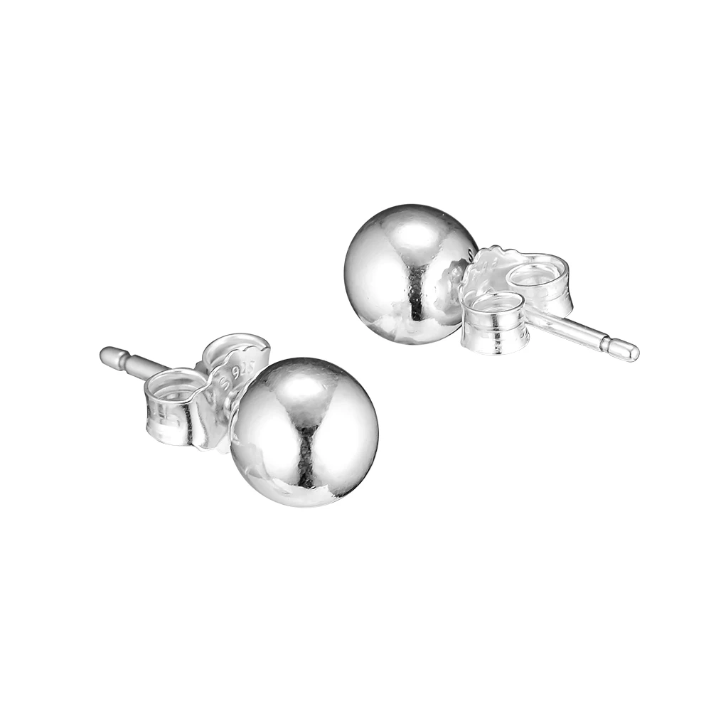 

CKK Earrings Classic Bead Stud Earring for Women Sterling Silver 925 Jewelry Pendientes Earings Earing Brincos Aretes