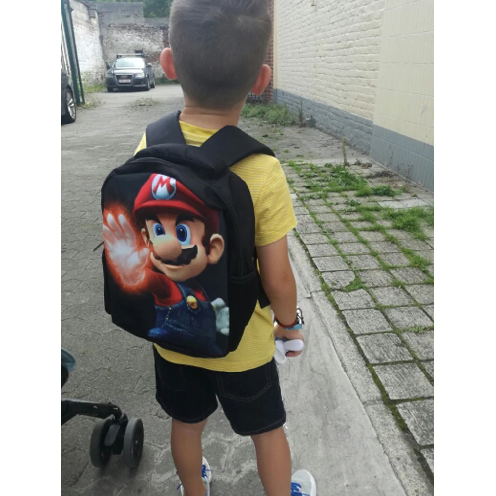 

Coloranimal Cute Cat School Bags Toddler Baby Gifts Kindergarten Backpack for Girls Boys Blue Denim Schoolbag Kids Mini Book Bag