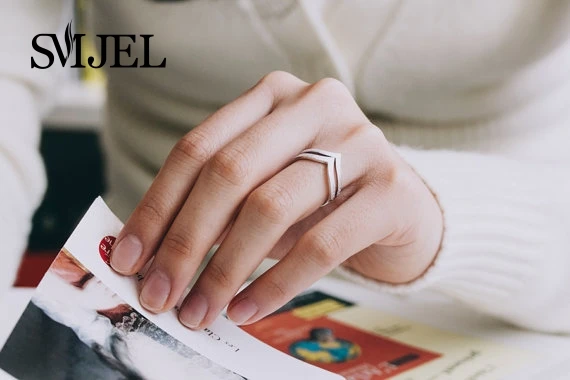 SMJEL 10 шт./лот оптовая продажа Новые Модные кольца с шевроном на костяшках для
