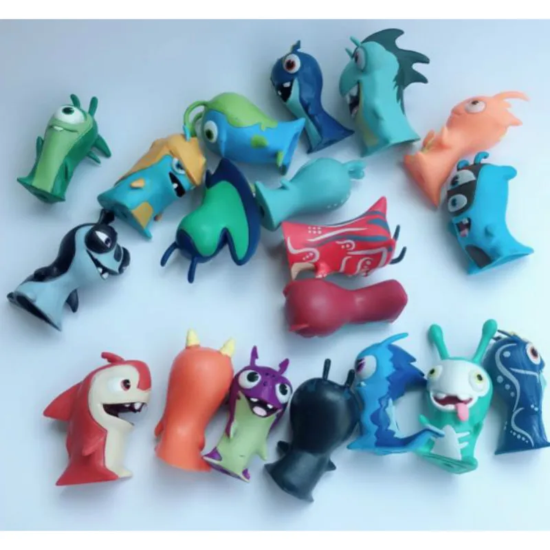 50 шт./лот Мультяшные аниме игрушки 5 см Slugterra ПВХ модели куклы Детская игрушка