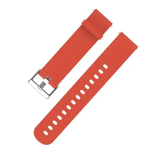 Orange Спортивный силиконовый ремешок Mijobs 20 мм для Xiaomi Huami Amazfit GTS Bip BIT Lite, Молодежные Смарт-часы, браслет, браслет - Цвет: Orange