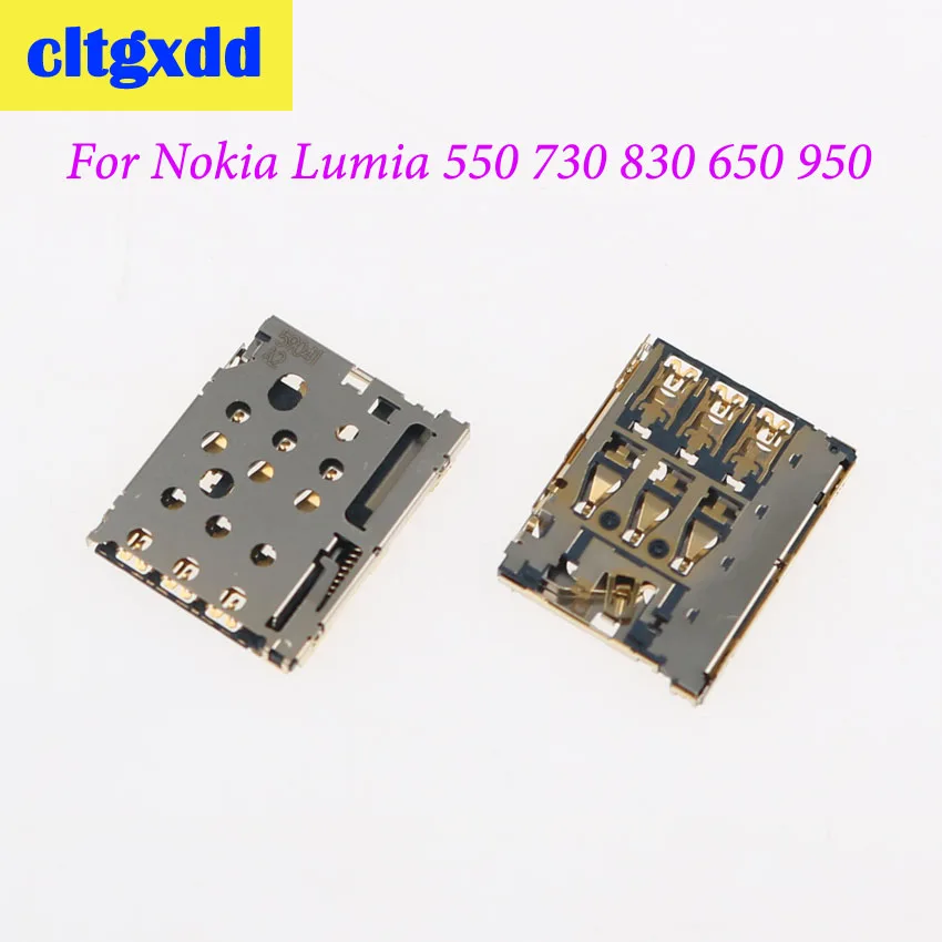 Cltgxdd для Nokia Lumia 550 730 830 735 650 950 сим карты Адаптеры Слот лоток держатель Гнездо