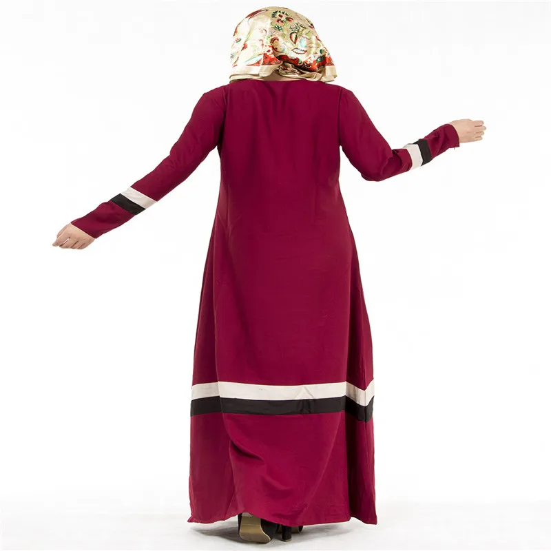 Женское длинное мусульманское платье Bubble Tea Кафтан Abaya Дубай Турецкая Малайзия