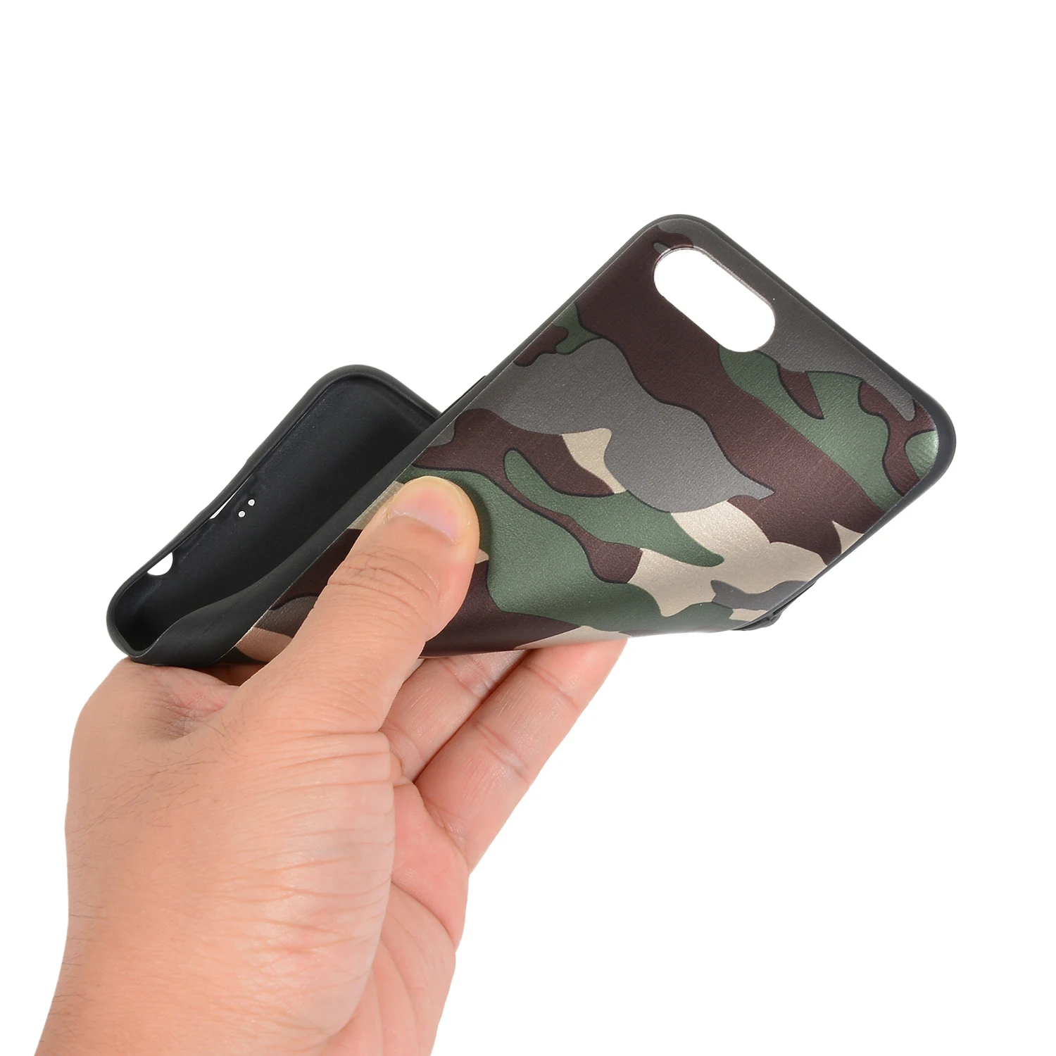 Camouflage Pattern Phone Case For Oppo Realme C2 Coque Green Soft TPU Silicone Back Cover Army Camo Etui Bag |