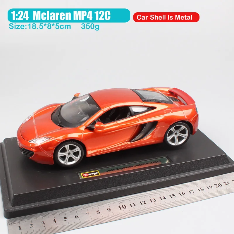 BBurago роскошный Mclaren MP4 12C купе GTR спортивный автомобиль литой модельный