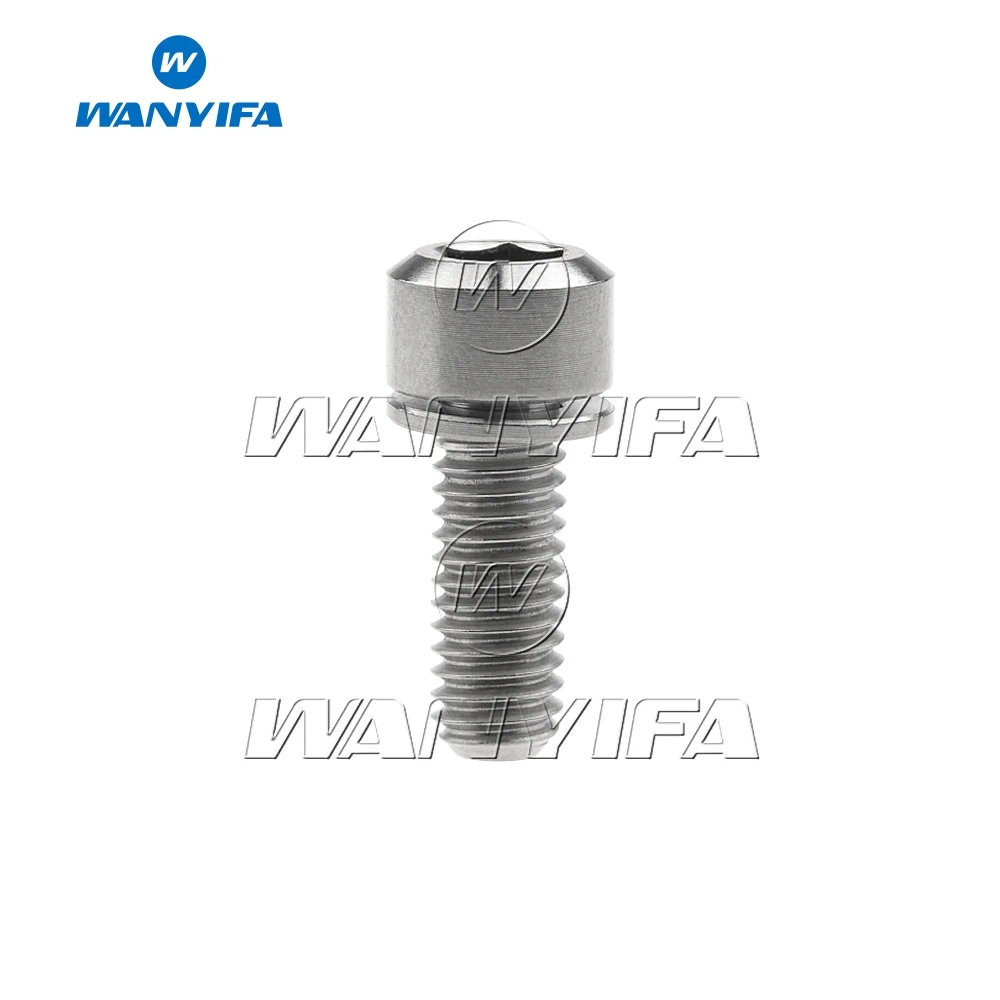 Титановый болт M6x 16 18 20 25 35 мм шестигранные шурупы с шайбой для велосипеда