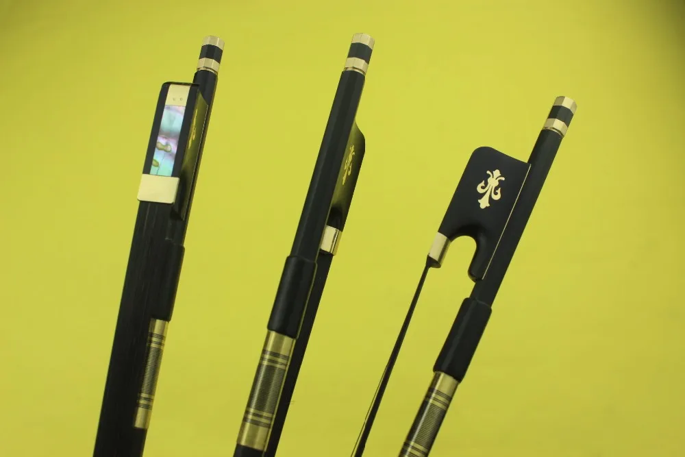 Hot sale PRO high quality black Carbon fiber viola bow horse hair | Спорт и развлечения