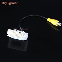 bigbigroad car rear view parking camera adapter connector wire for jeep compass wrangler rubicon patriot