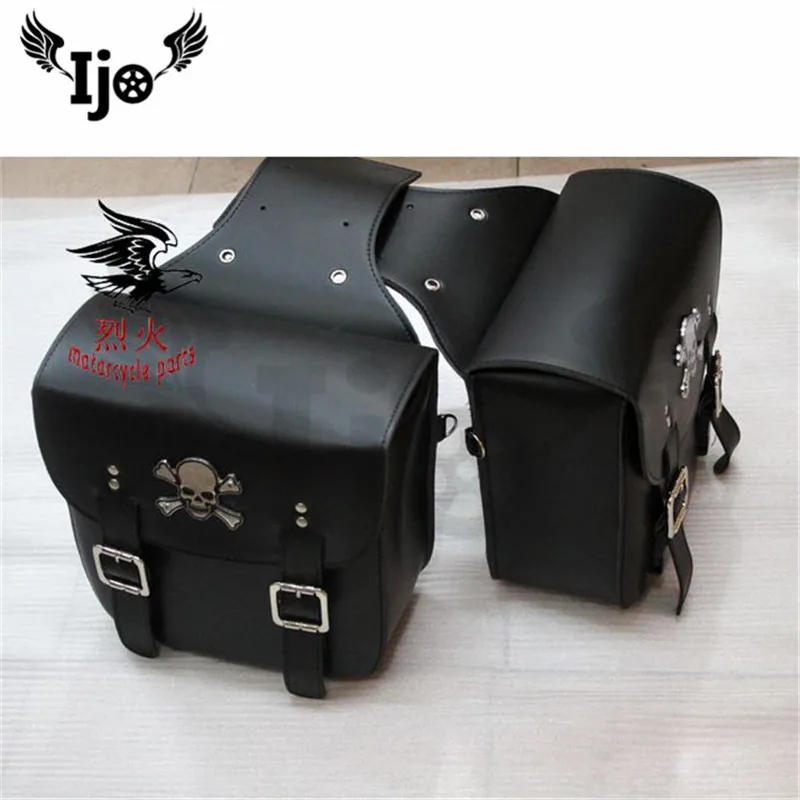 

alforjas para moto saddle bag for Vespa harley softail mochila moto backpack sportster sacoche moto side bag motorcycle bag