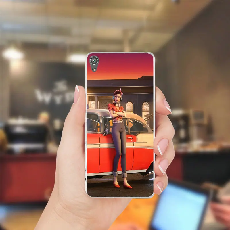 Работа Dva Overwatchs игры мягкий силиконовый чехол для телефона sony Xperia Z Z1 Z2 Z3 Z4 Z5
