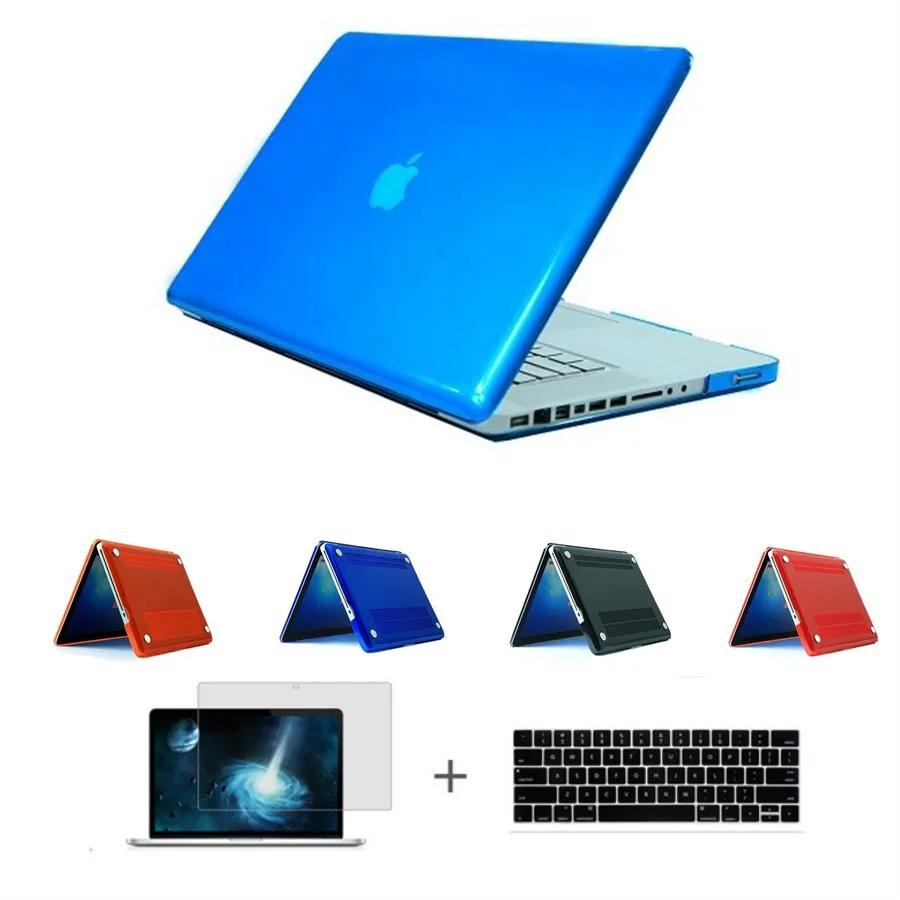 Кристальный чехол для ноутбука MacBook Pro 13 Чехол 3 дюймов ПВХ защита Macbook с retina + 2
