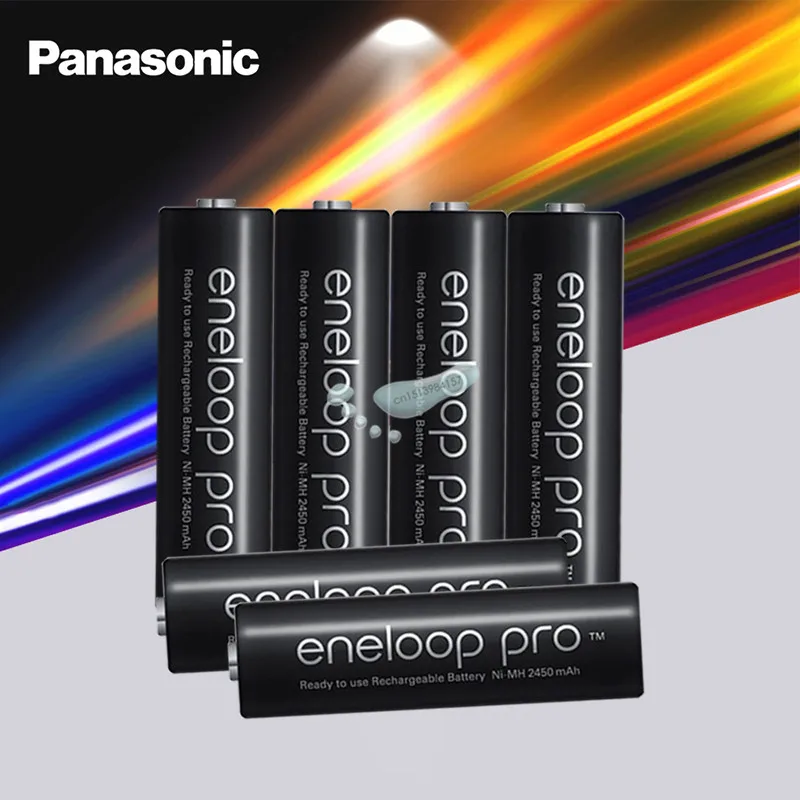 8 шт. Panasonic Eneloop Оригинальная батарея Pro AA 2550 мАч 1 2 в Ni MH камера Фонарик Игрушка
