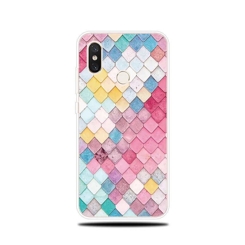 Оригинальный модный силиконовый чехол с рисунком для Xiaomi mi 5x A1 A2 6 6X Note 3 8 9 SE Lite Pro x 2
