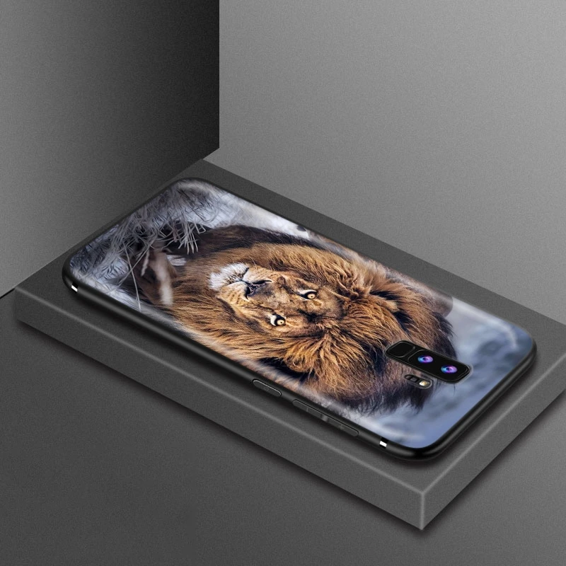 Чехол с изображением животных и льва для Samsung Galaxy J6 A9 A8 A7 A70 A6 A5 A50 A40 A30 A3 A10 A51 A71 A81 A91