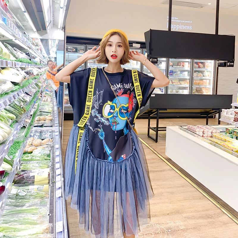 Новое поступление 2021 летнее женское свободное шикарное газовое платье|Женские