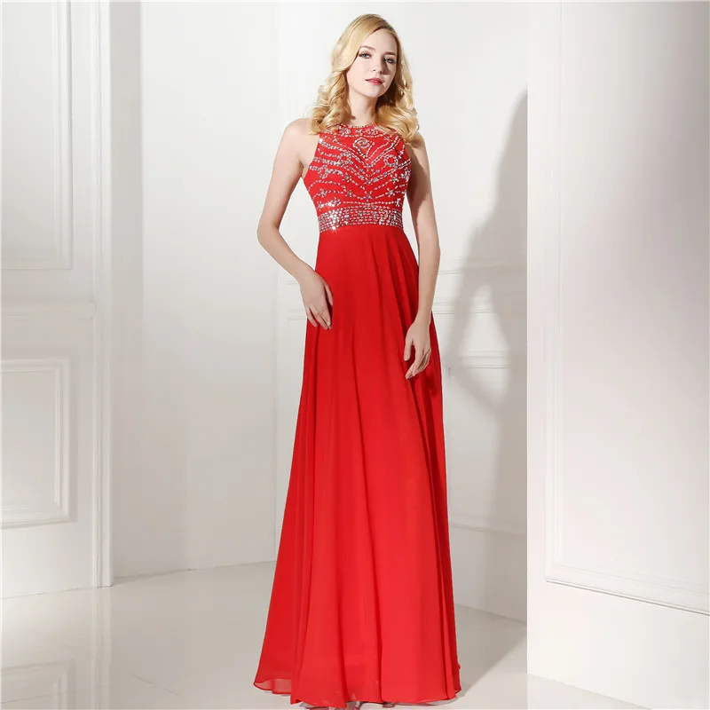 Forevergracedress реальные фотографии красное платье трапециевидной формы для