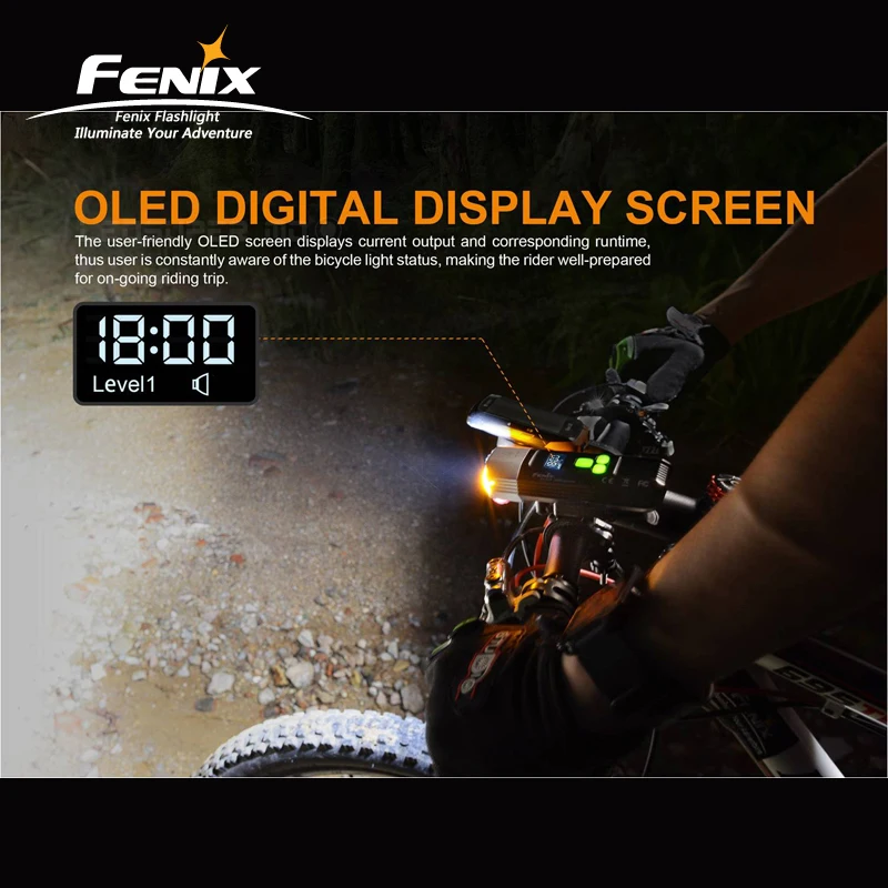 1800 люмен Fenix BC35R Cree XHP50 нейтральный белый светодиодный круглый велосипедный