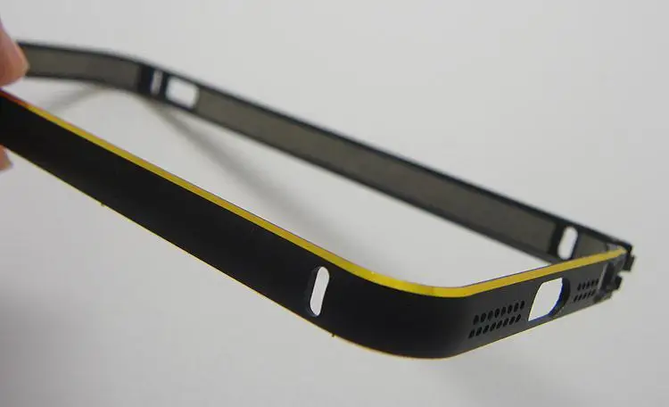 100 шт./лот бампера металла Для iphone 5 5s телефон case ультра-тонкий металл sea horse пряжка