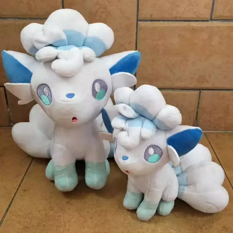 Аниме плюшевая кукла алола вульпикс 20 см/28 см Alolan Ice Sixtails Fox детские подарки