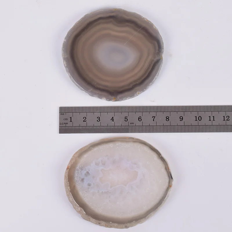 2 шт. поделки из драгоценных камней агат ломтик подставка для чашки кружки