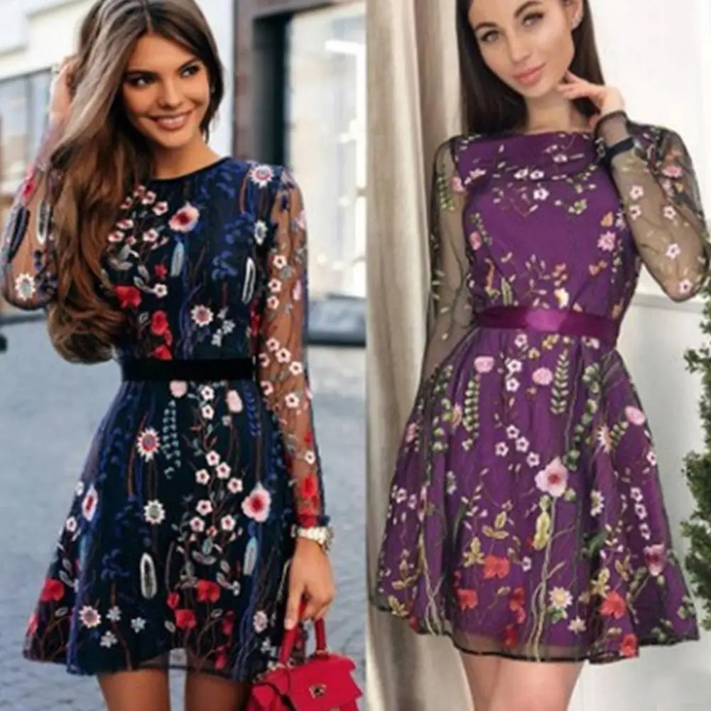 2019 Новое Yfashion женское сексуальное прозрачное Сетчатое богемное летнее платье с