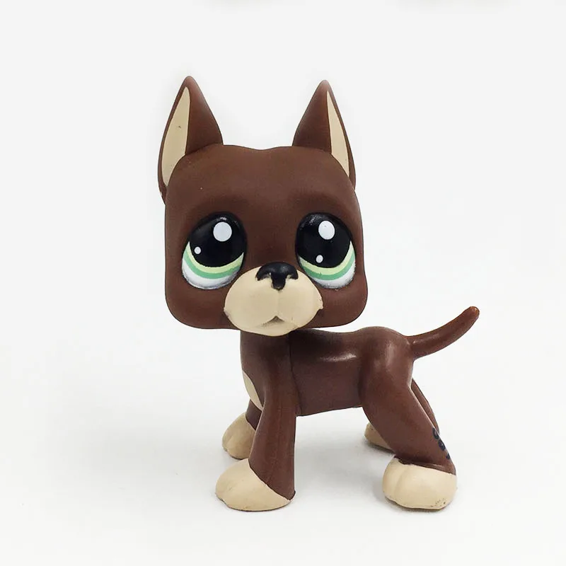 LPS игрушки для кошек и домашних животных #1519 модель немецкий дог щенок шоколадная