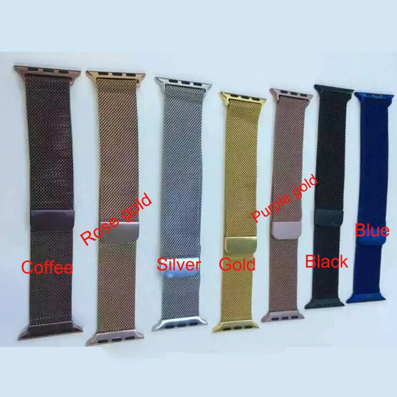 2017 Высокое Качество Нового Замка Магнит Сетка Из Нержавеющей Стали Ремешок Для