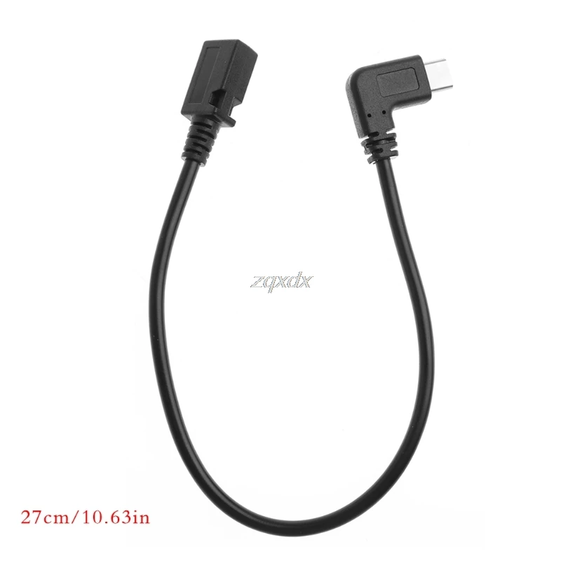 USB 3.1 Type C 90 Degree Right Angle Male To Micro 2.0 B Straight Female Converter Adapter Cable Extension Cord Z07|Кабели| |