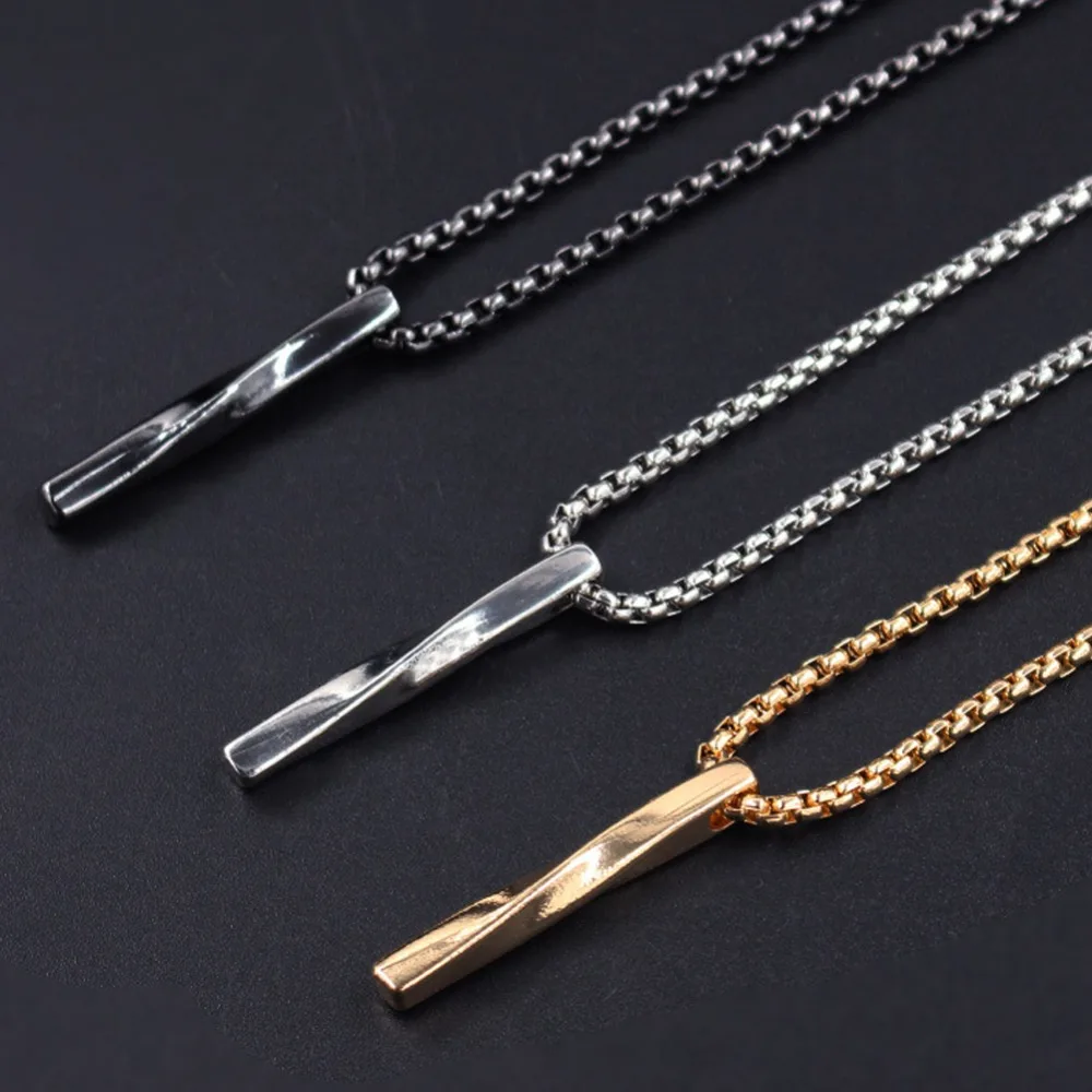 Колье из нержавеющей стали в стиле панк|Ожерелья с подвеской| |