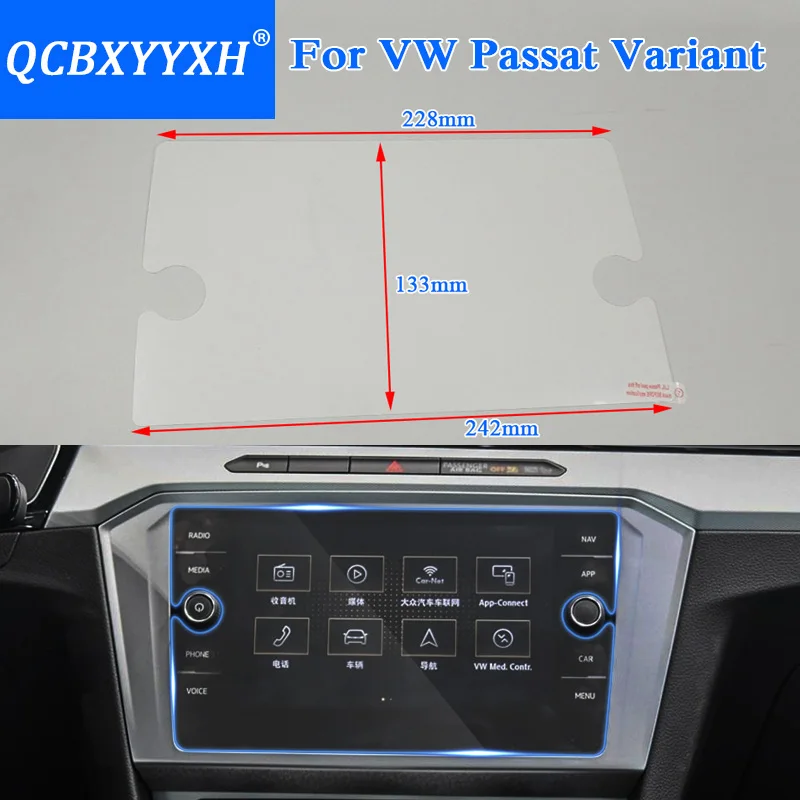 

Стайлинг автомобиля QCBXYYXH, GPS-навигация, стекло, защитная пленка для Volkswagen Passat, вариант управления ЖК-экраном, автомобильная наклейка
