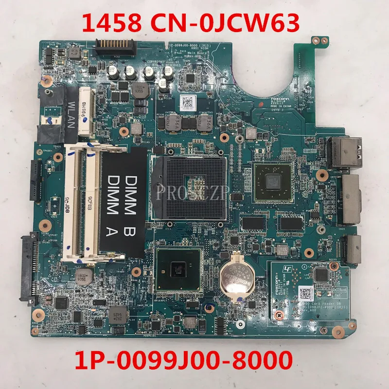 Материнская плата для ноутбука 1458 дюйма оригинальная модель 0JCW63 JCW63 1P 0099J00 8000 HD4530