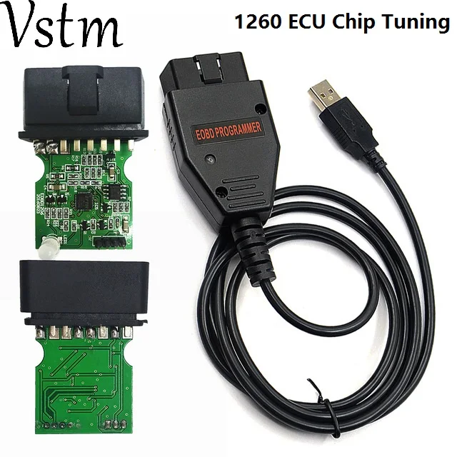 ECU чип Galletto 1260 с интерфейсом для настройки OBDII Flasher EOBD/OBD2 программатор чтения и