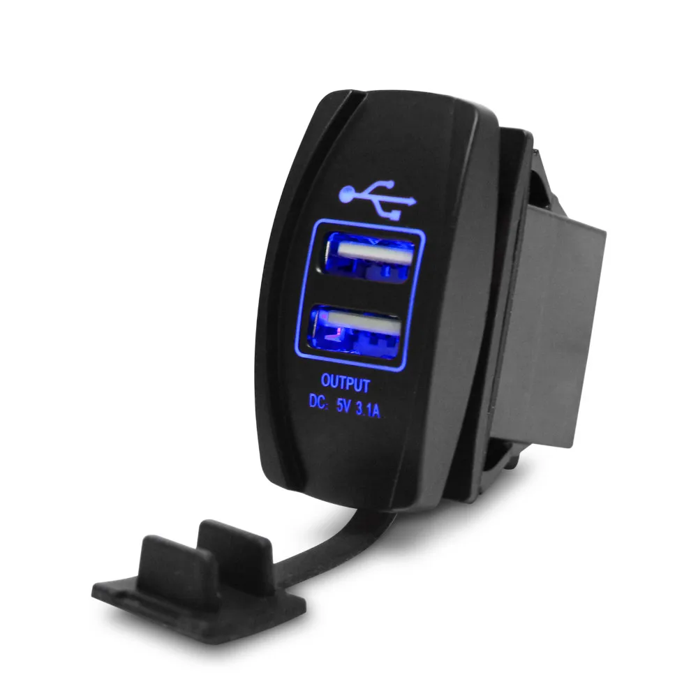 2016 универсальное устройство для автомобиля с двумя портами USB прикуриватель