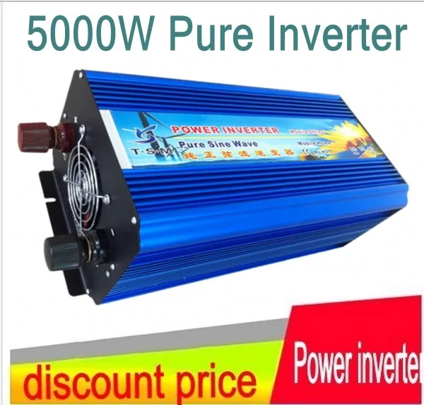 

off grid 5000W 24V 110V 60HZ pure sine wave DC to AC power Inverter