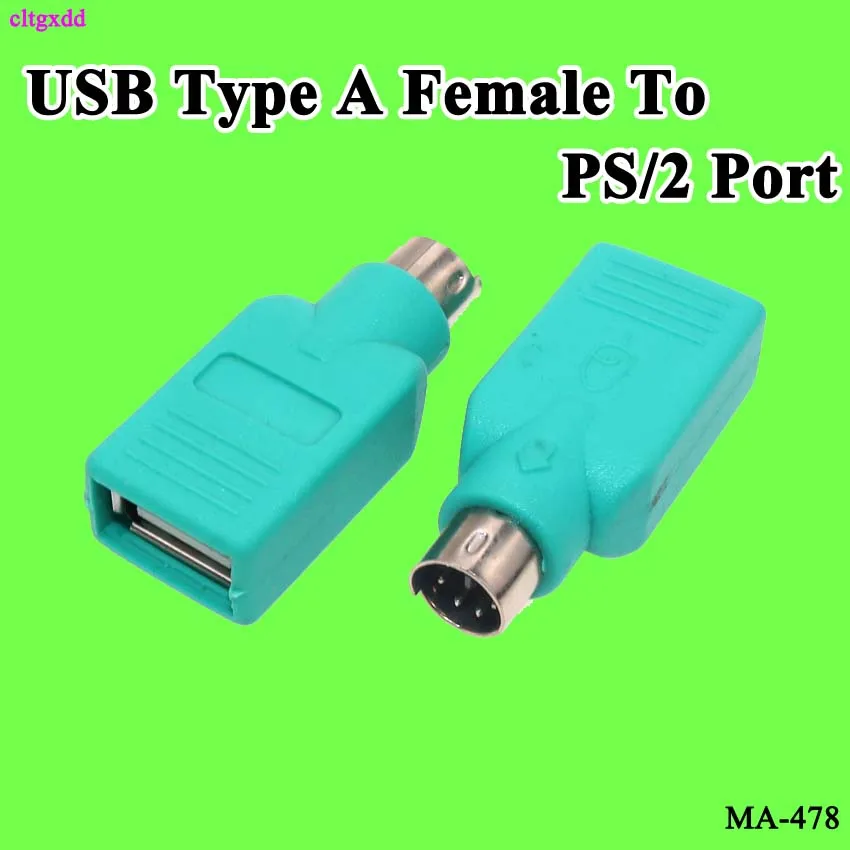 Cltgxdd 2019 USB тип A гнездо к PS/2 порта Мужской адаптер конвертер клавиатуры мыши