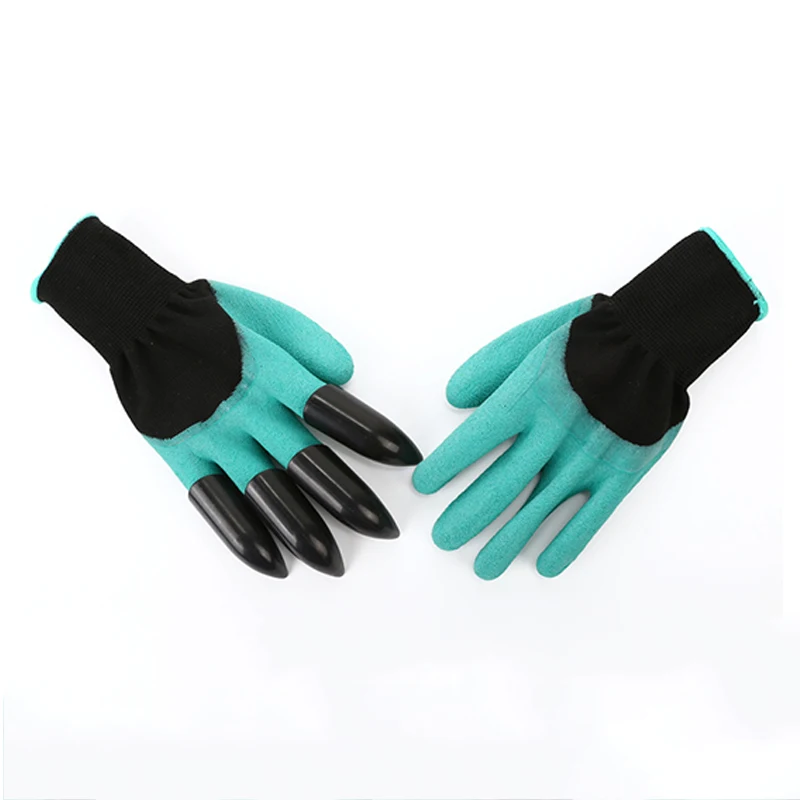 Новые садовые перчатки 4 abs Пластиковые Когти для садовых раскопок посадка